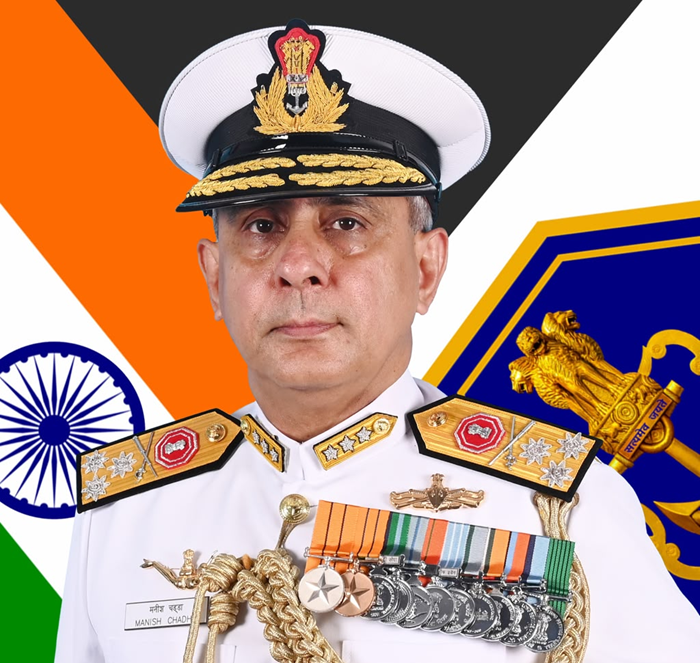 Vice Admiral Manish Chadha joins as DG, Naval Operations